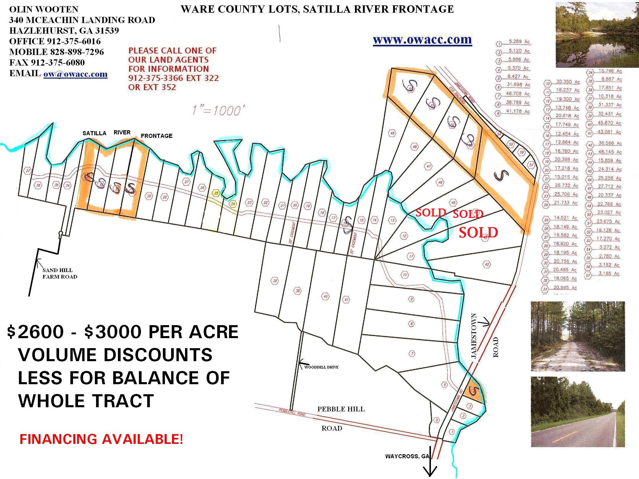 Ware County, Ga 1180 +/ Acres